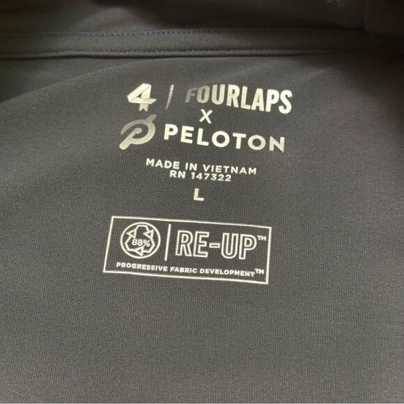 FOURLAPS X PELOTON Men’s Jacket Gray L - Picture 6 of 13